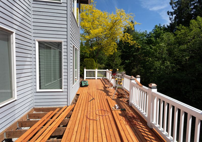 Redwood Deck Construction