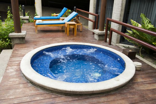 Hot Tub Deck Construction in Bella Vista